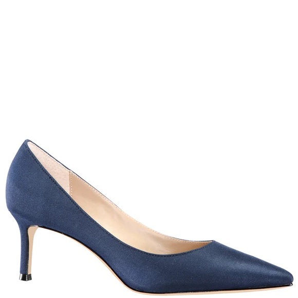 Nina New York Nina60 Women’s New Navy Peau Mid-Heel Classic Pump - Picture 1 of 4